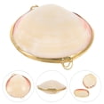 thumbnail image 2 of MasteelfCA Jewelry Packing Box Shell Shaped Earring Holder Shell Trinket Box Ring Holder Seashell Decor Jewelry Box, 2 of 8