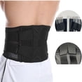 thumbnail image 1 of SHAR One Piece (Black, Size XL) Double Spring Adjustable Pressure Support Breathable Weightlifting Basketball Belt, Adjustable Compression Lumbar Support Belt, 1 of 5