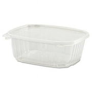 Genpak Plastic Hinged-Lid Deli Containers - Case of 200