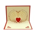 thumbnail image 1 of LSLJS Valentine's Day Card Paper Carving Paper Greeting Card Blessing Card, Home Accessories, 1 of 1