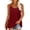 B39 Wine Womens Tank Tops Clearance Under $5, variant on Cagogo Pleated Tank Tops for Women Under $5 Spaghetti Strap Athletic Plus Size Camis Tshirt Loose Sleeveless Sexy Scoop Neck Flowy Tshirt Mothers Day Gift