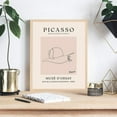 thumbnail image 3 of AatoeaX Pablo Picasso Poster - Picasso Snail Wall Art Abstract Line Drawing Picture Minimalist Wall Decor Animals Artwork Ready to Hang for Living Room Bedroom Bathroom Home Decoration, 3 of 4