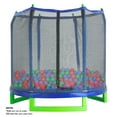 thumbnail image 3 of Machrus Upper Bounce Crush Proof Plastic Trampoline Pit Balls 200 Pack - Mixed: Blue, Red, Green, Purple, 3 of 3