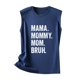 thumbnail image 4 of Camiseta sin mangas con estampado de letras para mujer: camiseta informal de verano con diseño moderno, versátil con vaqueros, fácil de cuidar, 4 of 4
