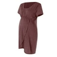 thumbnail image 5 of Robe d'Allaitement d'Été pour Femmes Enceintes à Manches Courtes, Chemise de Nuit, Robe de Nuit, 5 of 5