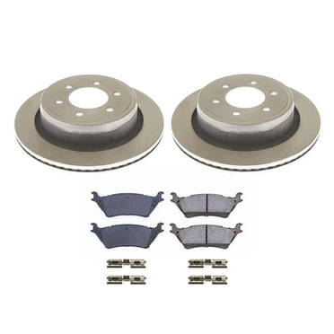 Ultimate Brakes Rear Ceramic Brake Pad and Rotor Kit with Hardware WM81247