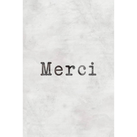 Merci II Painting Print on Wrapped Canvas
