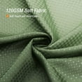 thumbnail image 3 of Gibelle Extra Long Shower Curtain 72 x 84, Tall Sage Green Ombre Shower Curtain for Bathroom, Waffle Weave Fabric Shower Curtain Set with Hooks, Water Repellent, Machine Washable Sage Green 72" W x 84" L, 3 of 7