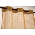thumbnail image 6 of RT Designers Collection Wanda Box Voile Light Filtering One Grommet Curtain Panel 54" x 90" Gold, 6 of 9