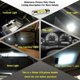 thumbnail image 4 of Bombilla LED 5050 de 36MM para coche, luz de matrícula, lámpara de cúpula Interior blanca, 6000K, luz de estrellas, 10 Uds., 4 of 5
