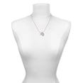 thumbnail image 3 of Delight Jewelry Silvertone Large Initial - M - Best Mom Ever Charm Necklace, 3 of 4