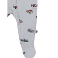 thumbnail image 6 of Modern Moments by Gerber Neutral Two-Way Zop Viscose Peter Pan Collar Sleep ´N Play Footed Pajamas, Sizes Newborn - 6/9 Months, 6 of 7