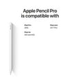Apple Pencil Pro: Advanced Tools, Pixel-Perfect Precision, Tilt and Pressure Sensitivity, and Industry-Leading Low Latency for Note-Taking, Drawing, and Art. Attaches, Charges, and Pairs Magnetically