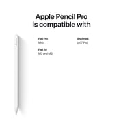 Apple Pencil Pro: Pixel-Perfect Precision, Tilt and Pressure Sensitivity, Perfect for Note-Taking, Drawing, and Art. Charges and Pairs Magnetically