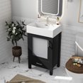 thumbnail image 3 of 20-Inch bathroom vanity with ceramic sink and ample storage - ideal for small bathrooms, 3 of 9