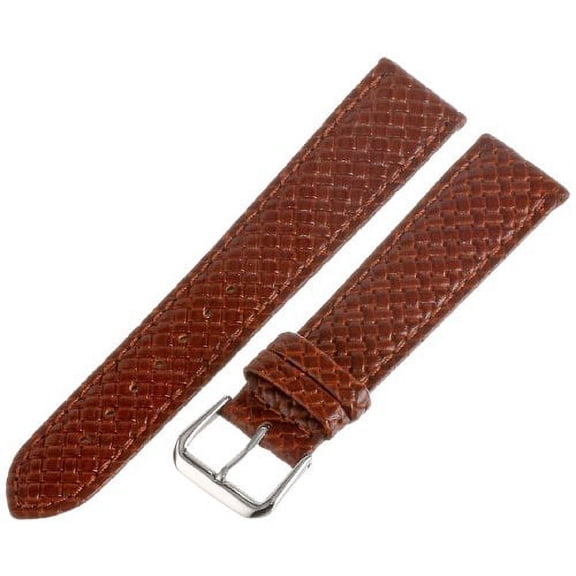 Hadley-Roma Men's 20mm Leather Watch Strap, Color:Beige (Model: MSM843RR-200)