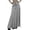 Grey, variant on Tennis Skirts Women Solid Color Sports Casual Commuting Loose Elastic Waist Slit Half Skirt Skirts for Women Grey L