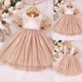 thumbnail image 2 of RIJOPUTY Girls' Special Occasion Dresses Teen Girl Dresses Size 4 Girls Clothes Baby Girl New Years Outfit 0-3 Months Baby Bow Outfit Gymnastic Outfits for Girls Little Girl Outfits Matching, 2 of 7