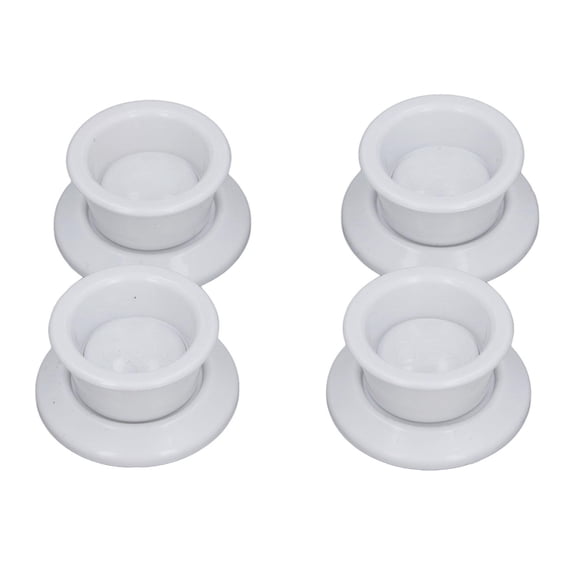 BOKYAN 4‑Pack Magnetic Potty Pad Holders – Strong Adhesive & Versatile Design for Small to Large Pets, Easy Replace, White