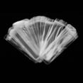 thumbnail image 2 of Paquete de 50 bolsas de embalaje transparentes autoadhesivas jinwen con orificio 1 1, 2 of 8