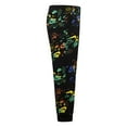 thumbnail image 4 of Boys 4-7 Nike All-Over Print Swoosh Reveal Fleece Joggers Color: Black Size: 5, 4 of 4