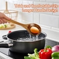 thumbnail image 6 of ACMETOP Wooden Spoons for Cooking, 9 Pcs Natural Teak Kitchen Utensil Set with Utensils Holder & Spoon Rest, Wooden Cooking Utensils for Nonstick Pans & Cookware, 6 of 10