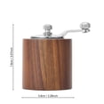 thumbnail image 1 of Pepper Grinder Mill With Adjustable Ceramic Burrs And Solid Wood Body For Home Cooking Restaurant Table Setting, 1 of 2