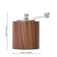 thumbnail image 2 of Molino de pimienta de madera vintage Moledor de manivela ajustable para muecas cerámicas • Molinillo de especias recargable manual • Molino de pimienta salada fina a gruesa para comedor en la cocina, 2 of 2