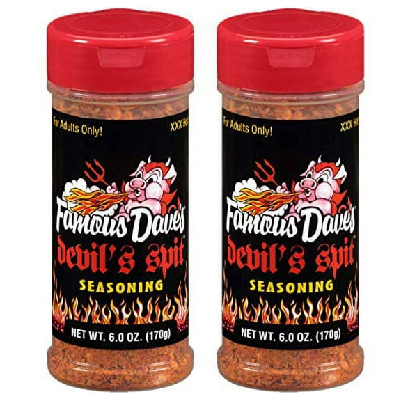 Famous Dave's Devil's Spit Seasoning, 6 Ounce, Pack of 2