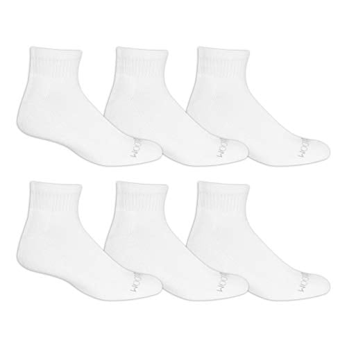 Fruit of the Loom Mens 6 Pair Half Cushion Ankle Socks, Mens Shoe Size 12-16