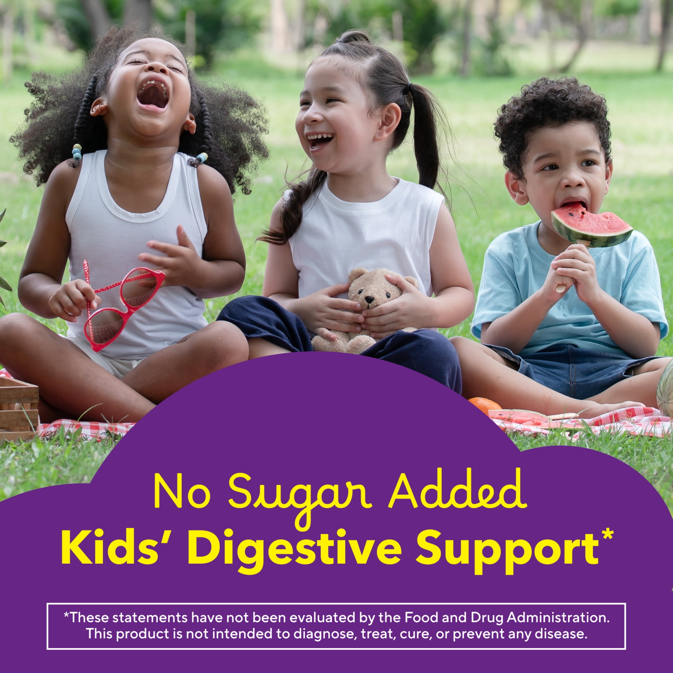 L’il Critters Digestive Support Childrens Fiber Supplement Gummies, Mixed Fruit Flavor, 90 Count