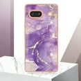 thumbnail image 4 of Compatible with Google Pixel 7A Soft Case Marble Pattern Enhanced Camera & Screen Protection Cover, 4 of 5