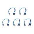 thumbnail image 3 of REGALWOVEN 5 Pcs Car Audio 1 RCA Female to 2 RCA Male Y Splitter Cable Wire Adapter Connector Blue, 3 of 6