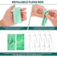thumbnail image 4 of Portable Dental Floss Case Automatic Dental Floss Pick Organizer Case Travel Flosser Dispenser Storage Case Refillable Holder Boxes, 4 of 7