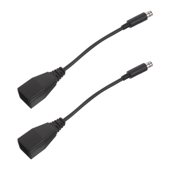 BESTYASH 2Ud Cable Convertidor De Alimentación Para Consola Con Operación Fácil Y Durabilidad En Color Negro