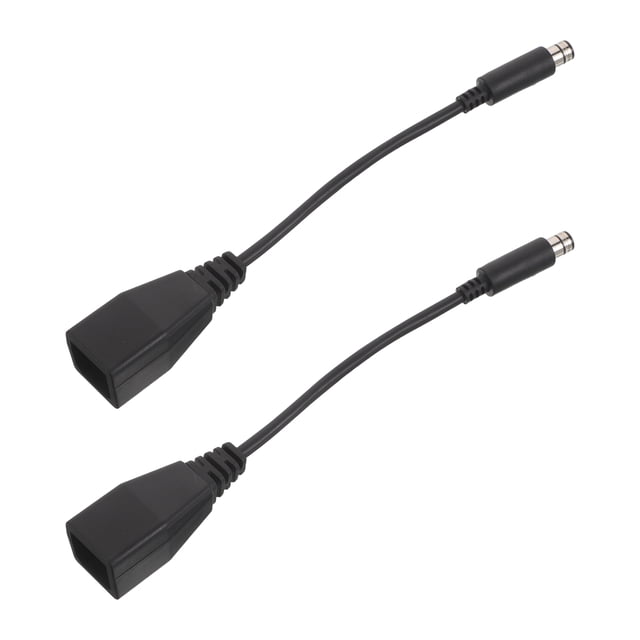 BESTYASH 2Ud Cable Convertidor De Alimentación Para Consola Con Operación Fácil Y Durabilidad En Color Negro