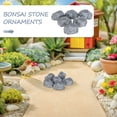 thumbnail image 3 of OUNONA 6Ud Rocas Artificiales Para Jardín Color Oscuro Con Material De Resina Para, 3 of 6