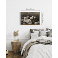 thumbnail image 3 of Drsoum 16x24in Floral Canvas Wall Art Vintage Classical Painting Retro Flower Room Decor for Hallway Bedroom Living Room - Natural Framed, 3 of 6