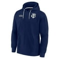 thumbnail image 2 of Unisex Fanatics Navy Minnesota Twins Elements Super Soft Fleece Pullover Hoodie, 2 of 3