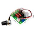 2Pc Motor Speed Controller With Speed Regulator Knob 2000W Scr Voltage