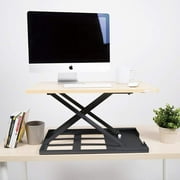 Stand Steady X-Elite Pro Standing Desk Converter | Instantly Convert Any Desk into a Stand Up Desk | Easy Lift Height Adjustable Standing Desk | No Assembly Required (28 x 20 / Black)