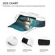 thumbnail image 3 of Fotbe Realistic Ocean Shark Visera Deportiva con Diseño, Gorra Abierta Ajustable de Algodón para Mujer y Hombre, 3 of 7