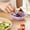 Purple, variant on Snmubt Square Dipping Bowl, Mini Plastic Soy Sauce Dish with Stackable Design for Condiments, Snacks, Desserts and Tabletop Serving