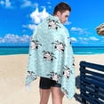 thumbnail image 4 of Coolnut Beach Towels Cows Milk Box Fish Scale Camping Towels Sand Free Beach Towel, 30"x60" Large Beach Towels Quick Dry Bath Travel Towels Pool Yoga Beach Mat for Men Women, 4 of 6