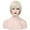 Platinum, variant on BERON Blonde Bob Wig Short Straight Wig Blonde Wig with Bangs Blonde Wig Bob Women Girls Synthetic Wig Cosplay Party Daily Wear Wig