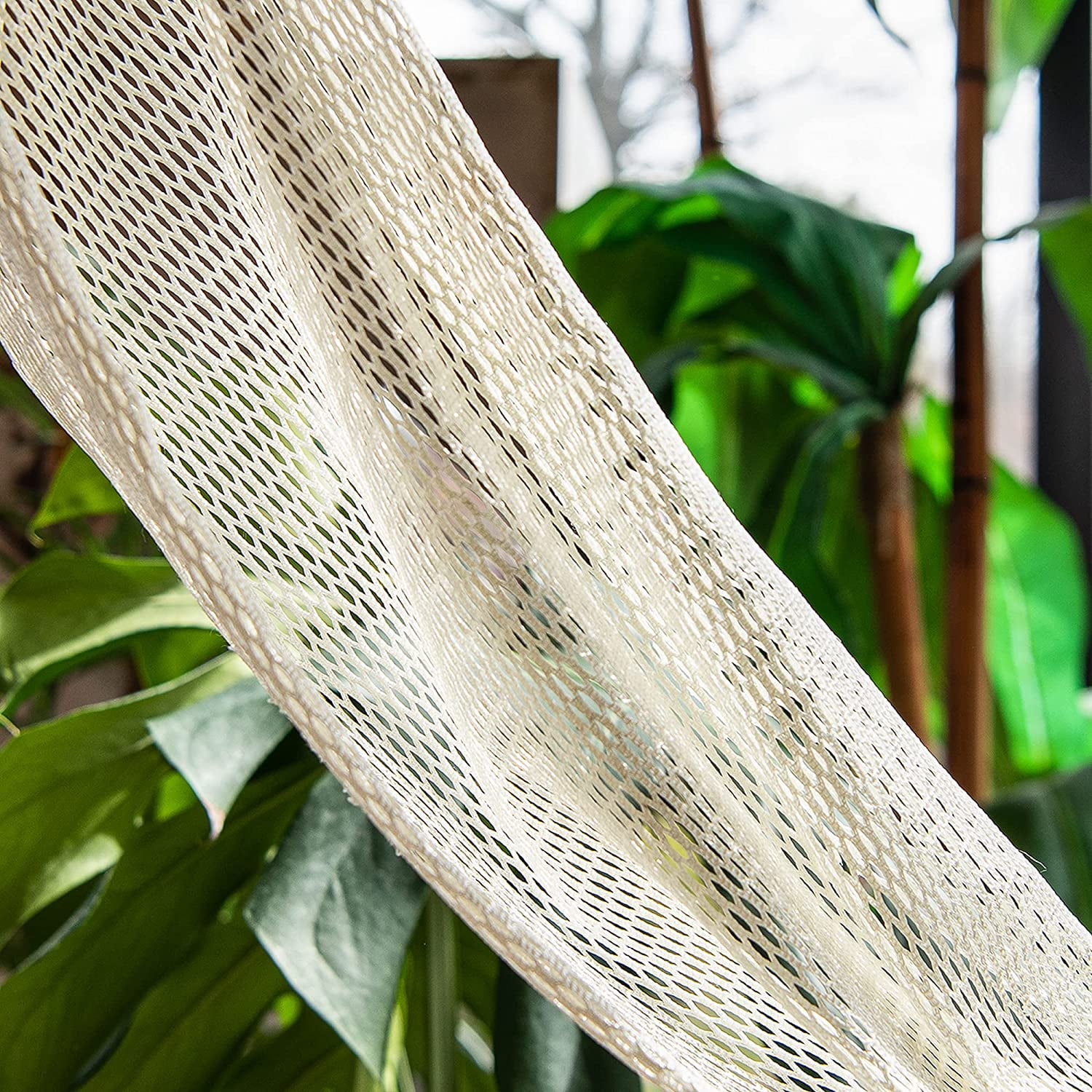 Quality Home EZ Daze Hammock with Stand-IVORY