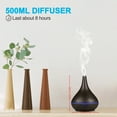 thumbnail image 2 of 500 ML Essential Oil Diffuser, Diffuser with Remote, Aromatherapy, 7-color Led Lights, 3 Timing Options, Spa Yoga Sleep Aid Meditation, Bedroom Home Office, Gift, 2 of 9