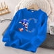 thumbnail image 5 of Sonics - Camiseta de manga larga para niños y niñas, sudadera con letras estampadas de dibujos animados, ropa informal de anime, regalos para niños, 5 of 5