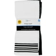 Mainstays, 4 Pack, Kitchen Towel Set, Black