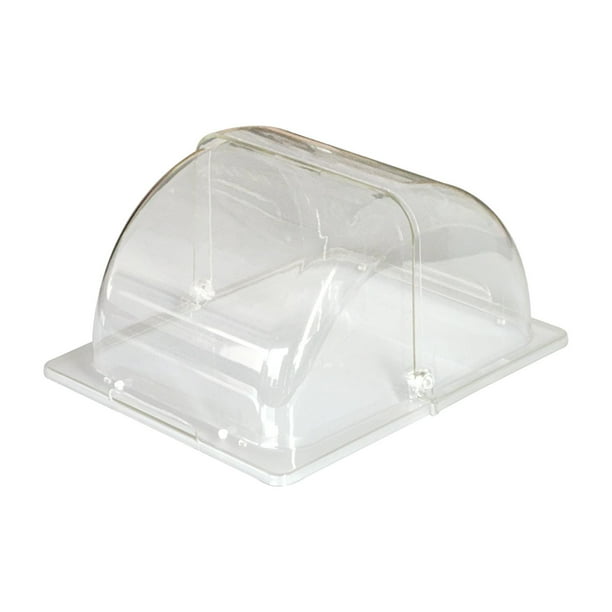 Cubierta para alimentos, carpa para alimentos, cúpula rectangular transparente, cubierta para exhibición de refrigerios, cubierta para repostería para 33cmx27cmx17cm